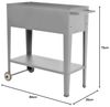 Mobiles Hochbeet FIORA aus Metall in Grau von GardenPleasure Bild 3