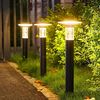 Arnusa LED Außen-Stehlampe Solar Sockelleuchte Wegeleuchte Pollerleuchte 55 cm Gartenlampe, Farbsteuerung, LED fest integriert, Warmweiß, Kaltweiß, 360 lm, Duo Color Bild 3