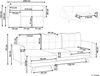 Ecksofa SIRO Cremeweiß Bouclé Rechtsseitig Bild 3