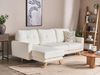 Ecksofa SIRO Cremeweiß Bouclé Rechtsseitig Bild 2