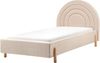 Kinderbett Bouclé ANET 90 x 200 cm Beige Bild 4