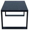 AKKE Außergewöhnlicher Couchtisch Beistelltisch für Wohnzimmer | Kaffee Tee Wohnzimmertisch Tisch | Coffee Table | Zimmer Schlafzimmer Möbel | Deko Modern Black Fossil 100 x 60 x 45 Bild 3