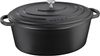 kela Gusseisen Bräter Calido oval Schwarz 9,5 L Bild 1