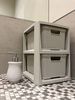 Branq Bookcase with 2 baskets white Branq Bild 5