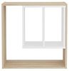 FMD Wandregal mit 3 Offenen Fächern 58,3x24,4x58,6 cm 444226 Bild 5