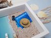 ZauberDeko Geschenkbox Geldgeschenk Verpackung Reise Urlaub Strohhut Sonnenbrille Strand Meer Bild 5