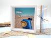 ZauberDeko Geschenkbox Geldgeschenk Verpackung Reise Urlaub Strohhut Sonnenbrille Strand Meer Bild 3