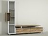 Dmora Wandregal Derufin 160 x 29,5 x 166,7 cm Weiß 8 Regale Bild 5