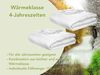 Dreamstar Microfaserbettdecke Eco, Bettdecken 2er-Set - 4-Jahreszeiten, Ganzjahres, Winter & Sommer, Füllung: Faserfüllung, Bezug: angenehm weiche Microfaser, allergikerfreundlich, atmungsaktiv, temperaturausgleichend, 135x200 cm Bild 3
