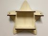 Drysson 'Stern' DIY Tonie-Regal zum selbst bemalen, Holz natur, 28x28 cm Bild 2
