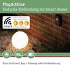 Paulmann Aussenleuchte Plug & Shine Zigbee Controller I68 24V DC max 75W Schwarz Ks Bild 3