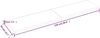 vidaXL Wandregal Dunkelbraun 220x50x(2-4)cm Massivholz Eiche Behandelt 363856 Bild 2