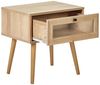 Nachttisch mit 1 Schublade ALBANY Hellbraun Bild 4
