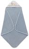 Interbaby 01229-31 Baby Kapuzenbadetuch ANIMALITOS grau, grau Bild 3