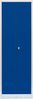 Einzel Spind Spint Stahl-Kleiderschrank für Schwarz-Weiss-Trennung Gaderobenschrank 2 türig mittig schließend grau/blau 180 x 50 x 50 / 510401 Bild 4