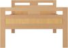 Erst-Holz Massivholzbett Seniorenbett Buche natur 100x200 Einzelbett Hohes Bett mit Rollrost 60. 74-10FL Bild 4