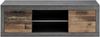 Industrial Design TV-Lowboard BERLIN-61 in Old Mix Dekor mit Matera grau, B/H/T ca. : 153/51/43 cm Bild 3