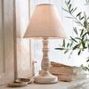 Mirabeau Tischleuchte Tischlampe Kayenta leinen/antikweiß Bild 2