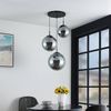 Lindby Hängeleuchte Teeja, Glas Alu IP20, 3 x 15 W LED Bild 3