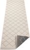 NORTHRUGS In- und Outdoor Teppich Corsica 80x250 cm - Wendeteppich Wetterfest Modern Geometrisches Muster Läufer für Balkon Terrasse Garten Wintergarten Wohnzimmerteppich Wasserfest in Grau Creme Bild 5