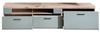 Lowboard >Kathlin< 1 Schublade, schilfgrün / Eiche Dekor - 80x51x47 (BxHxT) Bild 5