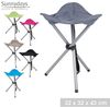 Sunny Days Le Fisherman Hocker, faltbar, Blau/Grau/Anis/Fuchsia/Taupe/Schwarz Bild 2