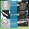 JUMMICO Gartenmöbel 8 Personen Set mit Holzoptik, PS Tischplatte und komfortabler Hochlehne, Aluminium Gestell Bild 4