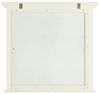 Spiegel 75x70 cm weiß Landhausstil Wandspiegel Flurspiegel Holz Vintage Look massivum – ideal für Flur, Schlafzimmer & Bad, zeitlos & stilvoll Bild 3