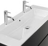 Doppel-Badmöbel Set Taifun 2tlg. 120 cm mit LED Spiegel Grafit : Grafit Bild 3