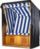 Grandeur Schutzhülle für Strandkorb extra wasserabweisend UV-beständig Polyester Schwarz Bild 3