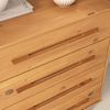IDIMEX Kommode TECCA, Schubladenschrank mit 4 Schubladen aus Massivholz Eiche Finish Bild 5