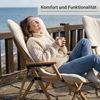 osoltus Faltsessel Teddy Campingsessel Holz m.Fellbezug Greg Bild 5