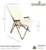 osoltus Faltsessel Teddy Campingsessel Holz m.Fellbezug Greg Bild 3