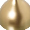 DRW Runder Beistelltisch aus Marmor und Metall in Weiß und Gold, 35x60 cm, 35x60 cm Bild 4