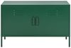 Metallschrank mit hohen Füßen, Türen, Griffen & Regalboden, Stahl, 100 x 40 x 65 cm, Grün Bild 4