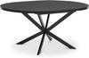 IDIMEX Esstisch CHESTER, Runder Esszimmertisch 120cm ausziehbar bis 160cm Holzdekor Schwarz Bild 2
