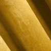 Samtvorhang Velours Vorhänge zum Wohnzimmer Prachtvoll Elegant gelb 140x270 cm Kräuselband Bild 3