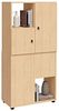 Kubbi Konfiguration E, mit 3 Schließfächern inklusive Zylinderschloss, 1 Fach mit Rückwand und 2 offenen Fächern. Maße: H 1640 x B 800 x T 436 mm, Dekor 014 Ahorn Bild 5