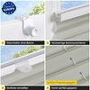jalousiescout Plissee Pure Plissee Premium, 55x100 cm, grau, halbtransparent, ohne Bohren, verspannt, Klemmfix, Polyester-Stoff, blickdicht und lichtdurchlässig Bild 2