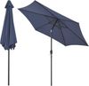 Sonnenschirm Altino mit Knickgelenk Navyblau [casa. pro] Bild 4