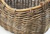 Kobolo Aufbewahrungskorb Korb aus Rattan kubu grey mit Seilgriff oval Bild 2