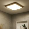 LED Deckenleuchte, Messing, IP44, 3 Lichtstufen, 42x42 cm Bild 2