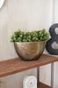 VIVANNO Pflanzschale Fiberglas CHANTANT Schale - Solisgold Mit Muster (1 St), 37x18x21 cm Bild 3