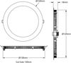 Deko Light LED Panel 8 Einbaustrahler weiß 470lm 2700-6000K >80 Ra 115° Modern Bild 2