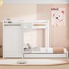 Odikalo Etagenbett Kinderbett 90*200 mit Ausziehbett, Kleiderschrank, und Ablagefach Bild 4