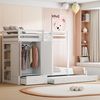 Odikalo Etagenbett Kinderbett 90*200 mit Ausziehbett, Kleiderschrank, und Ablagefach Bild 2