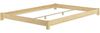 ERST-HOLZ Bett Flaches Futon-Doppelbett Bodenbett 160x200 Kiefer, Kieferfarblos lackiert Bild 4