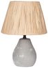 Tischlampe 2er Set ARWADITO Keramik Grau Bild 4