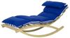 AMAZONAS Rocking Lounger Navy Schaukelliege inkl. Holzgestell und Kissen Bild 4