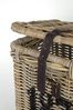 Kobolo Aufbewahrungskorb Universalkorb mit Deckel - Rattan kubu grey 1870 Bild 3